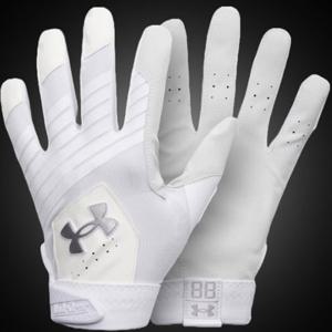 [언더아머]언더아머 야구 베이스볼 배팅장갑 [흰] 6000253100WT