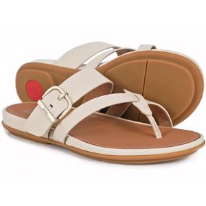 [정품] 핏플랍 그라시에 버클 레더 크림 여성 스트랩 토 포스트 (HM5-A20)