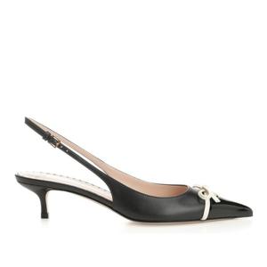 발렌티노 블랙 포인티드 토 슬링백 펌프스 7W2S0LL3DAL 790