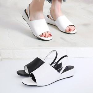 [애슬릿] 빅사이즈 여성 토오픈 슬링백 샌들 4cm
