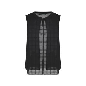 [크로커다일 레이디]라운드 쉬폰 베스트 CLEMVT102