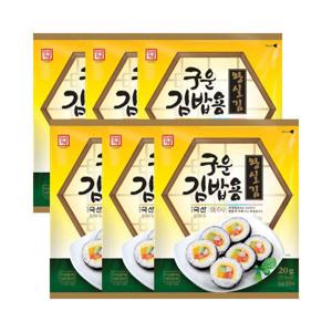 한성기업 왕실김 구운 김밥용김 전장김 10매입 20g X 6개