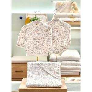 압소바 (임신축하선물3종) 아렌델 배냇저고리 슈트 속싸개세트(25년가을) (A2C10116A)