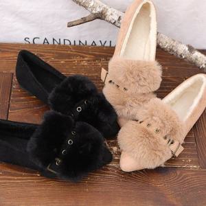 겨울 털 단화 플랫슈즈 sn252