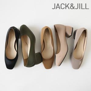 잭앤질 실크감촉 통굽 펌프스(JZ0506)