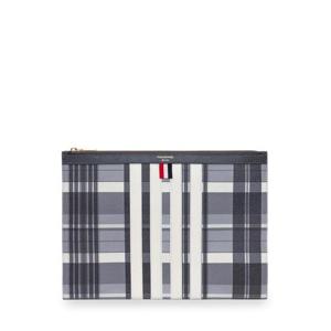 톰브라운 클러치 파우치 MAC155AL0041 980 BLK WHT