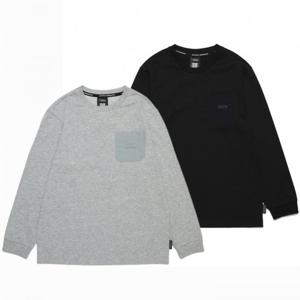 내셔널지오그래픽키즈  (K253UTS010) 우븐포켓 싱글 티셔츠 긴팔