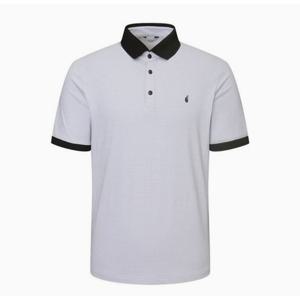 [레노마(셔츠)][롯데 청량리점]자카드 버튼 카라 반소매 티셔츠 BPUTG1202WH