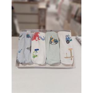 오가닉맘 코니스 민카 쥬라기 비데이남아브리프4종세트 (MKFUUP0113)