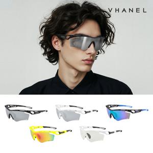 바넬 스포츠 선글라스 자외선차단 VN7511CS+도수클립 포함 그레이 블루 오렌지 클리어