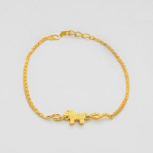 [베티블루] 995 999 24K 순금 컷팅 강아지 퍼피 여성 여자 3.75g 금 팔찌