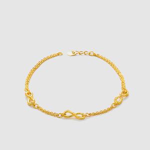 [베티블루] 995 999 24K 순금 트리플 뫼비우스 띠 여성 여자 3.75g 금 팔찌