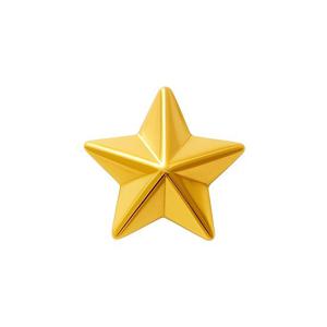 [한국금다이아몬드] 순금 행운 콩알금 미니 골드바 라움 별 24K 1g