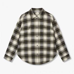 보브  (7155360005) 소프트 체크 패턴 블라우스