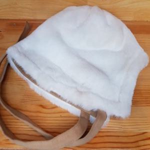 [애슬릿] 여성 털 무지 겨울 보넷 벙거지 버킷햇