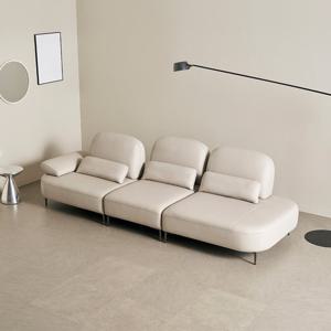 루아르 3.5인용 이태리 천연통가죽 기능성 스윙 소파 (전체가죽)