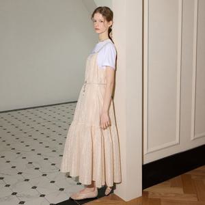 [듀엘]스트랩 슬리브리스 원피스(D242MSE053)