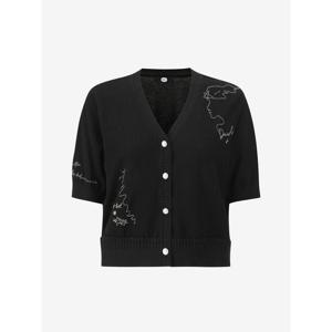 [듀엘]드로잉 디테일 브이넥 카디건 D252KSL037