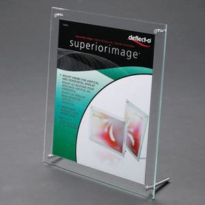 볼트형 탁상액자 A4아크릴액자 상패 책상액자 사진꽂이 아크릴액자