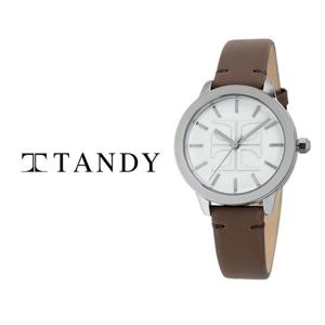 [TANDY] 탠디 시그니쳐 모던클래식 여성용 가죽시계 T-1915 애쉬브라운