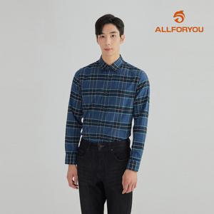 [올포유] [모델착장] 남성 스트레치 체크 셔츠 AGBSL8251-904_G