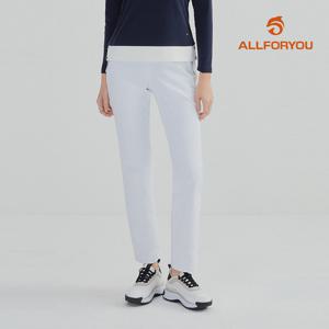 [올포유] [모델착장] 여성 뒷밴드 솔리드 세미스키니 팬츠 AWPTL8337-100_G