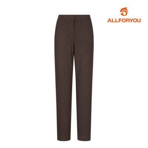 [올포유] 여성 뒷밴딩 체크 일자핏 팬츠 ALPTL8421-505_G