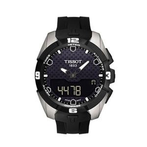 티쏘 남성 러버 시계 티터치 솔라 T091.420.47.051.00