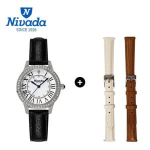 [NIVADA] 니바다 1+2 체인저블 여성용 가죽시계 3014 (3가지연출)