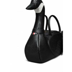 [THOM BROWNE] 라프리마 남성 ToteBags GOOSE 백 인 페블 그레인 레더 UAG227A00198 001 블랙 /9