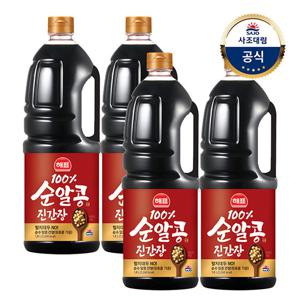 [사조대림] 순알콩 진간장 1.8L x4개