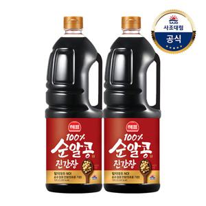 [사조대림] 순알콩 진간장 1.8L x2개