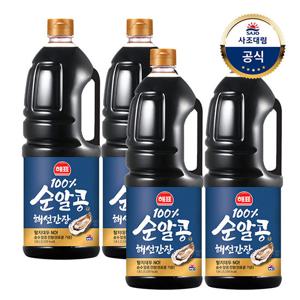 [사조대림] 순알콩 해선간장 1.8L x4개