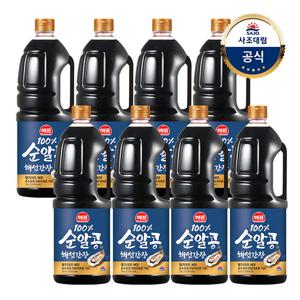 [사조대림] 순알콩 해선간장 1.8L x8개