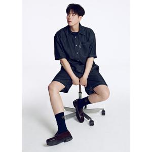 [플랙진]남성 생지 쿨 데님 반바지 레오 K42 로우 (PJTH2EOK421)