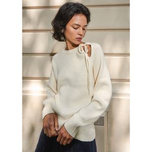 [플랙진]여성 컷아웃 니트 (PWTF4NTL03W)