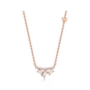 [티르리르]바엔 실버핑크 목걸이 TNSSVP11657S