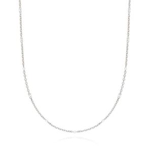 [티르리르]에폭 실버 오닉스 화이트  목걸이 TNSSVW4128-W