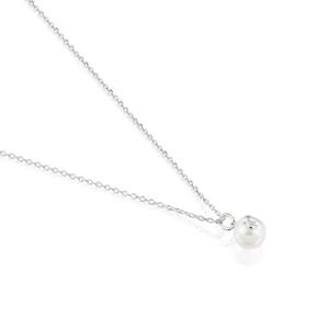 [토스(주얼리)]TOUS 스윗돌 실버 네크리스 위드 컬쳐드 펄 /목걸이 / 517094500