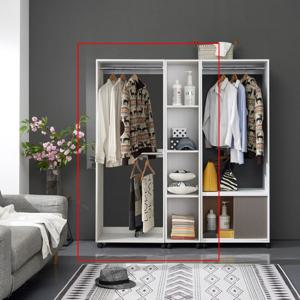 [더젠] 프릭스900 이동식수납드레스행거옷장세트1(300 오픈행거+