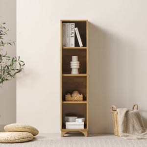 [착불배송 상세확인] F41560 멀바우 300 4칸 책장 1color