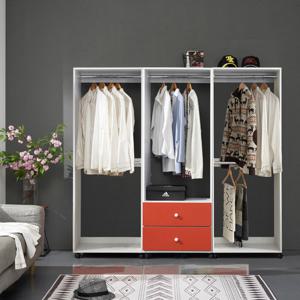 [더젠] 프릭스1800 이동식수납드레스행거옷장세트2(600 오픈행거