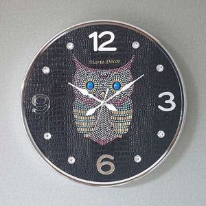 스위트부엉이 무소음 벽시계대 블랙