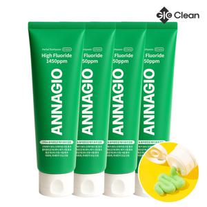 지오클린 안나지오 구취케어 치약 100g 4개