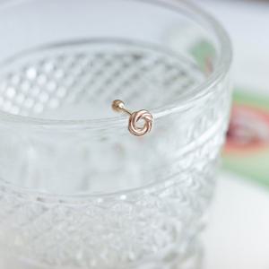 오팔하우스 14k 민자 서클 피어싱 OPPKE6418