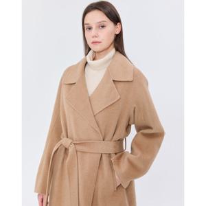 질스튜어트 뉴욕 여성 24FW 스테디셀러 다크베이지 멜란지 울캐시미어혼방 코트 WJCO4D773I3