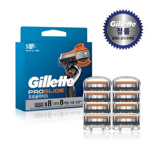 질레트 2024 프로글라이드 매뉴얼 면도날 8입