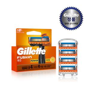 질레트 2024 퓨전 파워 면도날 4입