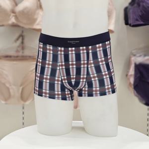 [트라이엄프] 레드체크 아웃밴드 남성 드로즈 사각팬티 TEMDR616 RD