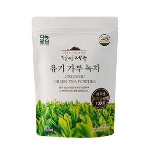 다농원 청정 제주담은 유기농 가루 녹차 200g